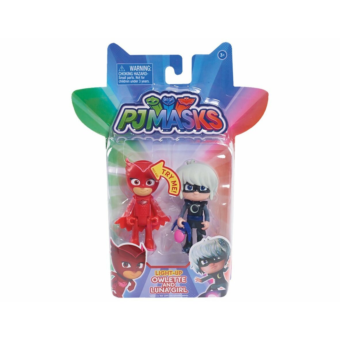 PJ Masks Light Up Figure 2pk - Hero vs. Villain OWLETTE