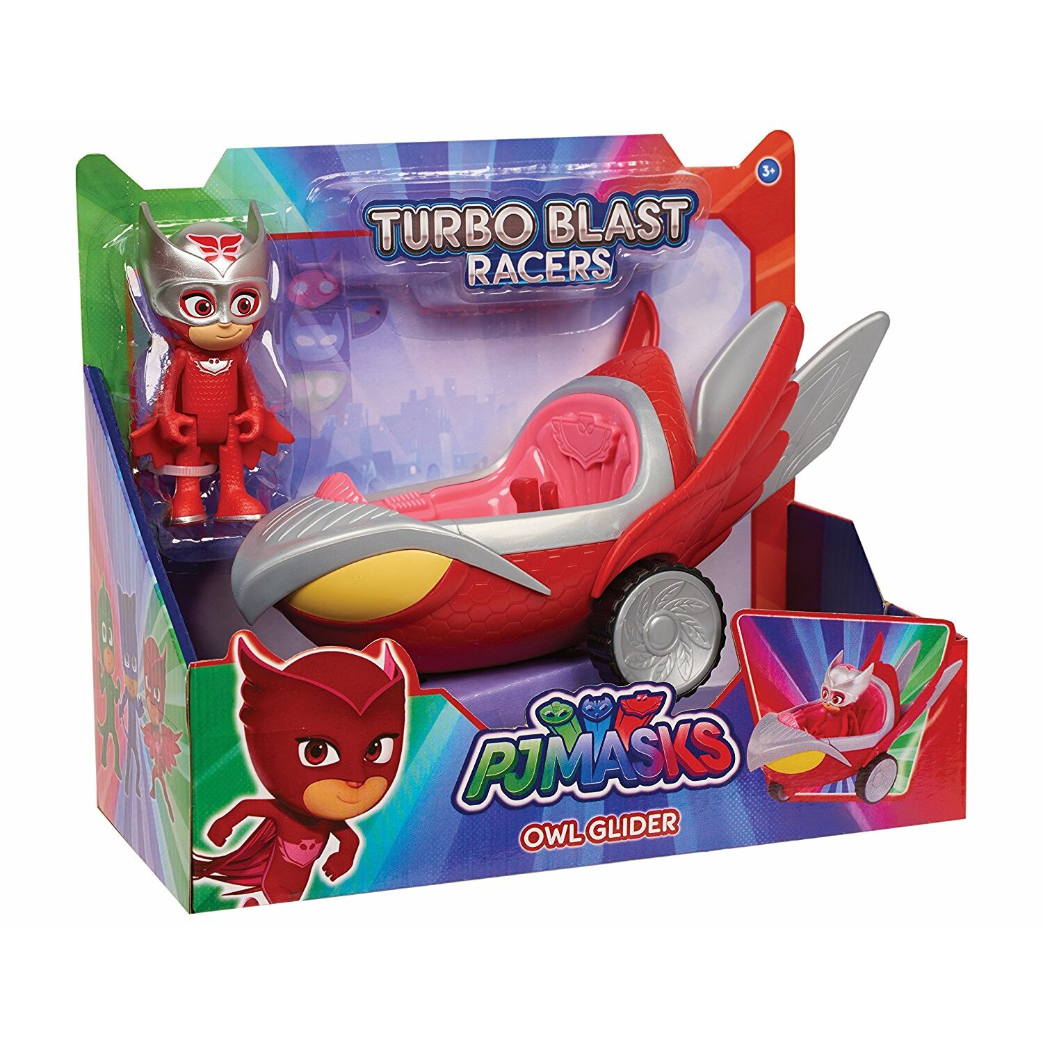 PJ Masks Turbo Blast Vehicle & Figure - Owlette