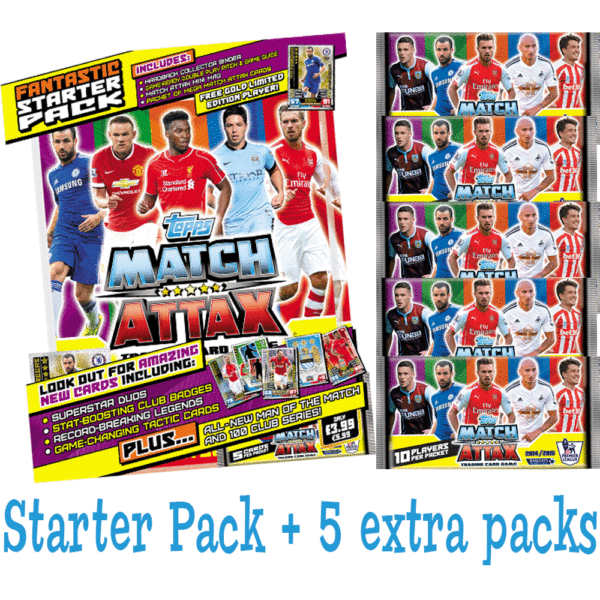 Match Attax 2014 2015 Starter Pack + 5 extra boosters