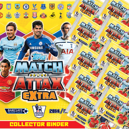 Match Attax EXTRA 2015 Starter pack + 10 EXTRA packs