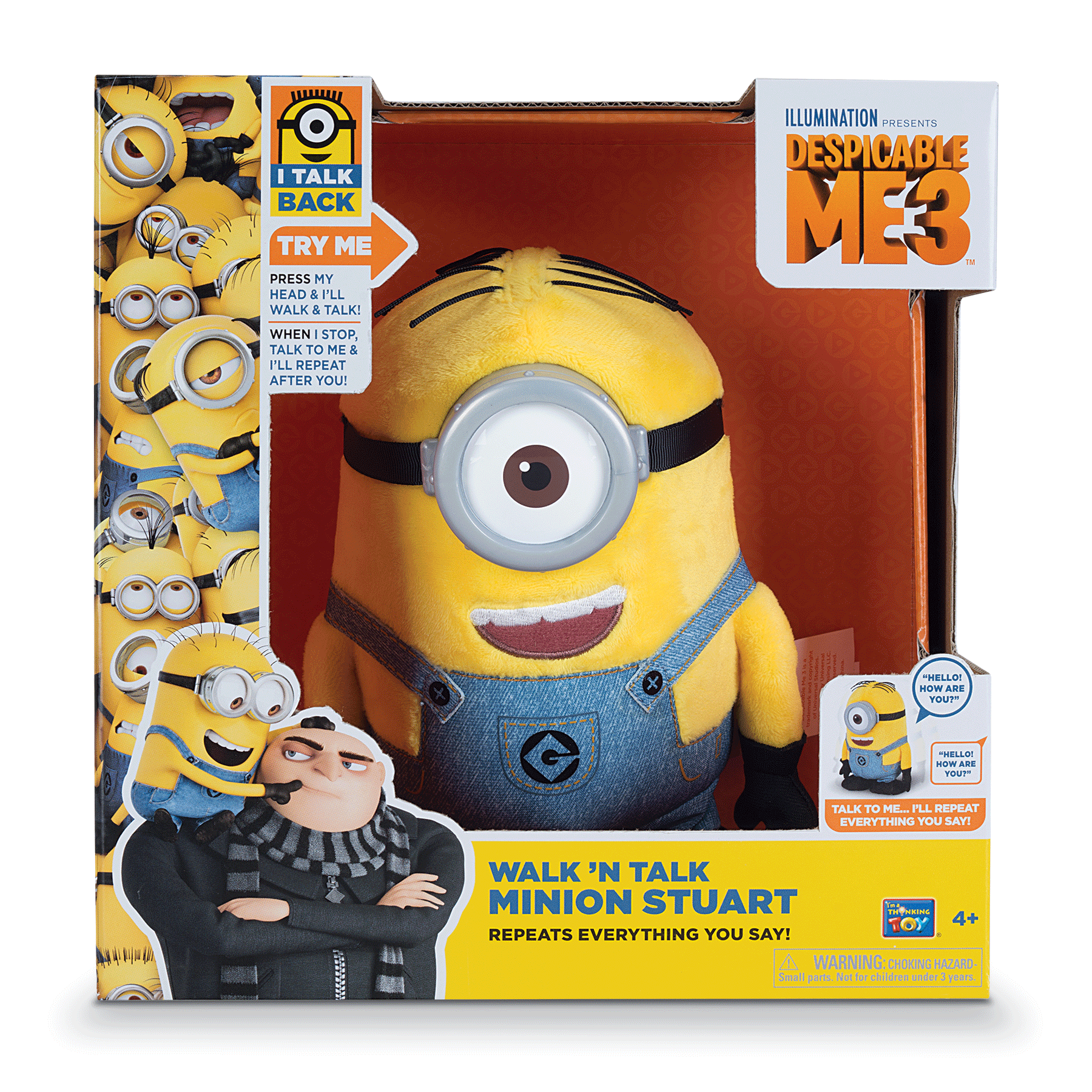 Despicable Me 3 7.5" Walk & Talk STUART