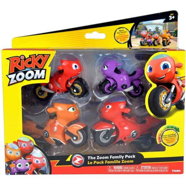 Ricky Zoom The Zoom Family Pack incl Hank Helen Toot & Ricky