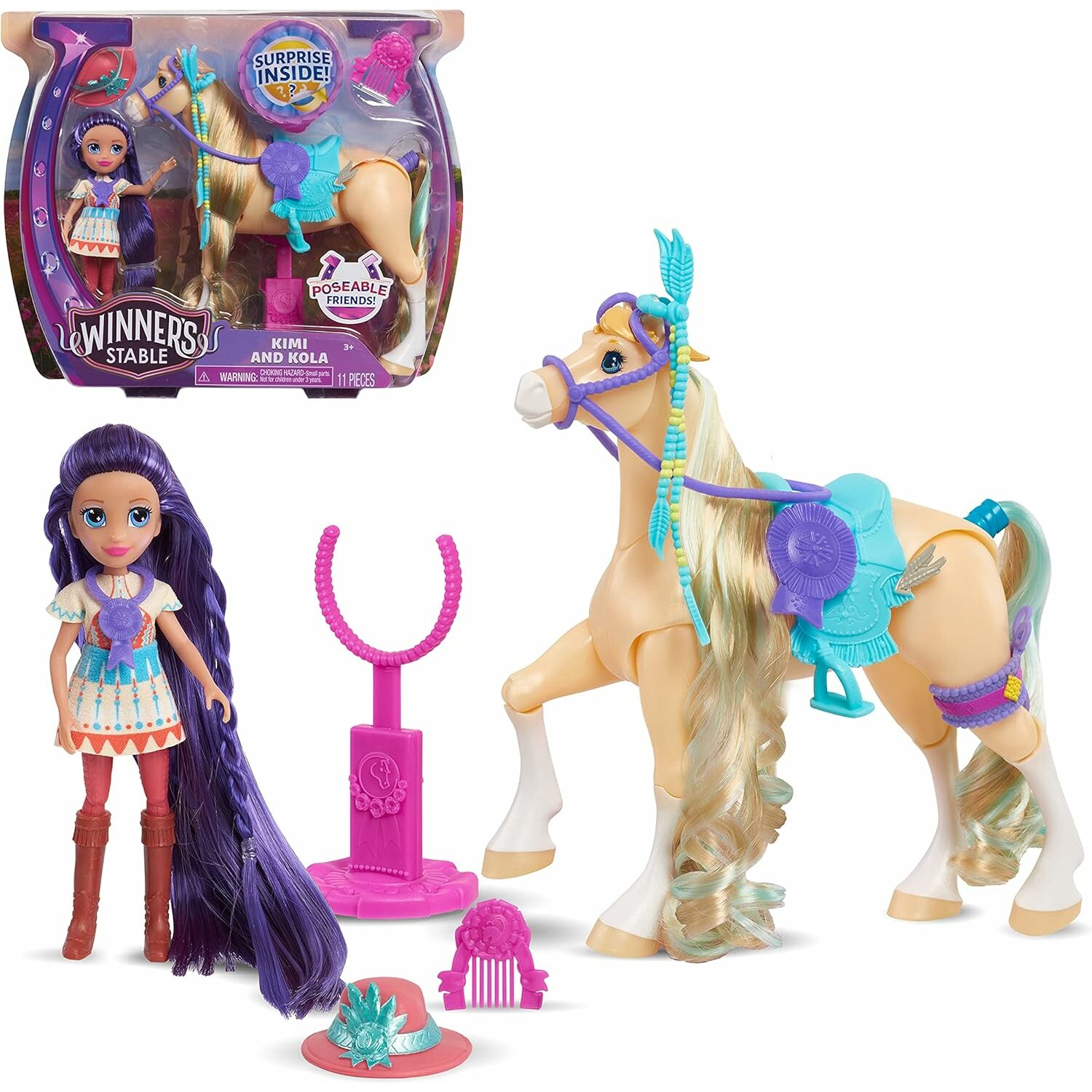 Winners Stable Doll and Horse Kimi and Kola