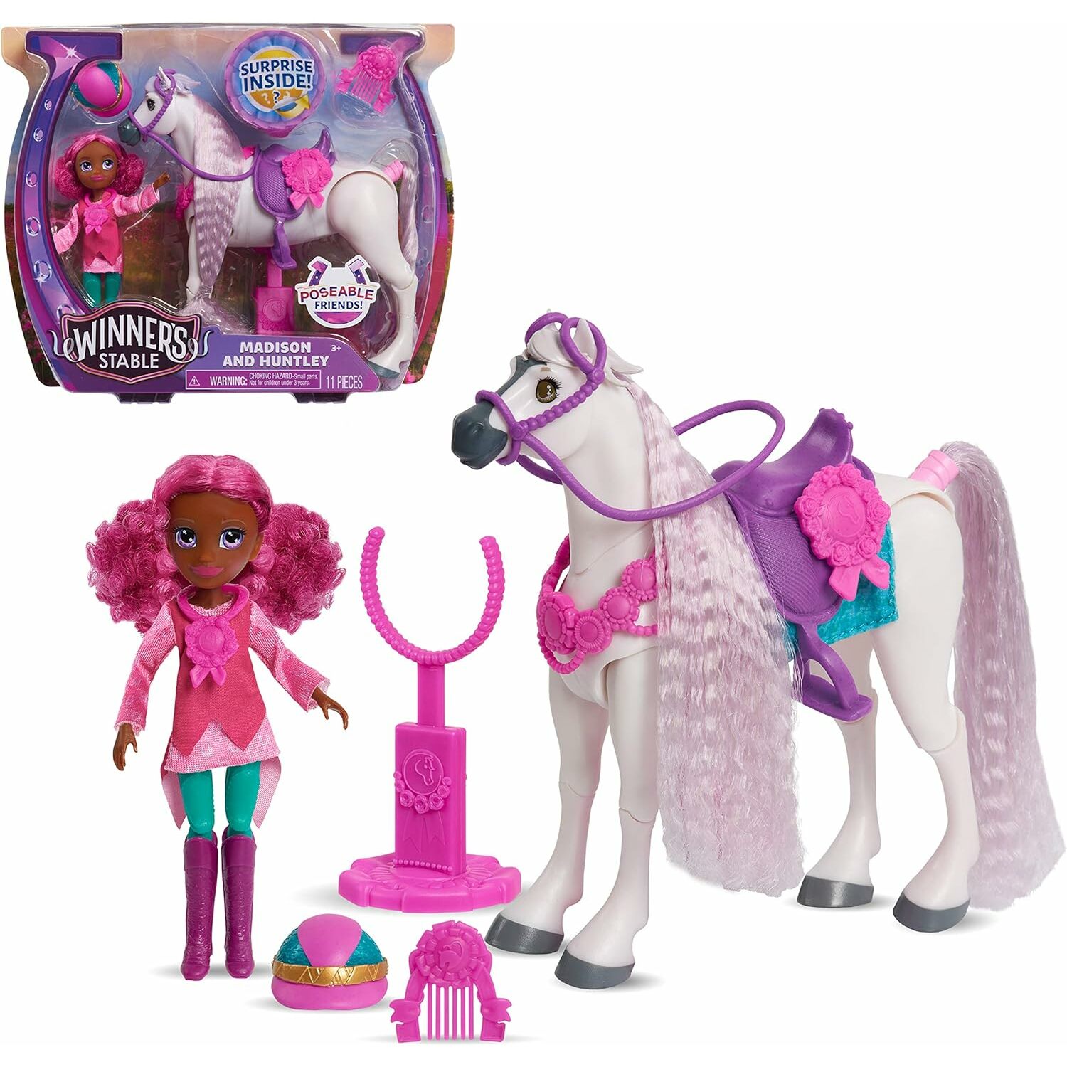 Winners Stable Doll and Horse Madison and Huntley