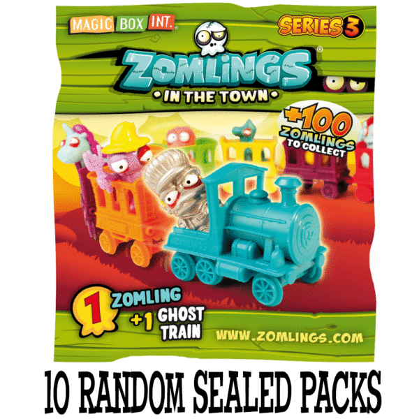 10x Zomlings Series 3 Ghost Train pack>