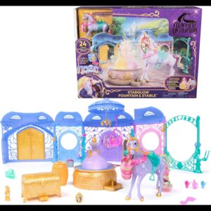 Unicorn Academy Starglow Fountain & Stable Playset WILDSTAR