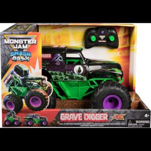 Monster Jam Smash & Bash Remote Control RC Grave Digger