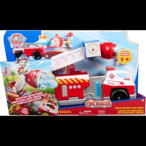 PAW Patrol Fire Rescue Rapid Reload Fire Truck & Marshal Fig