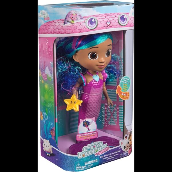 Gabbys Dollhouse The Movie Feature Mermaid Doll