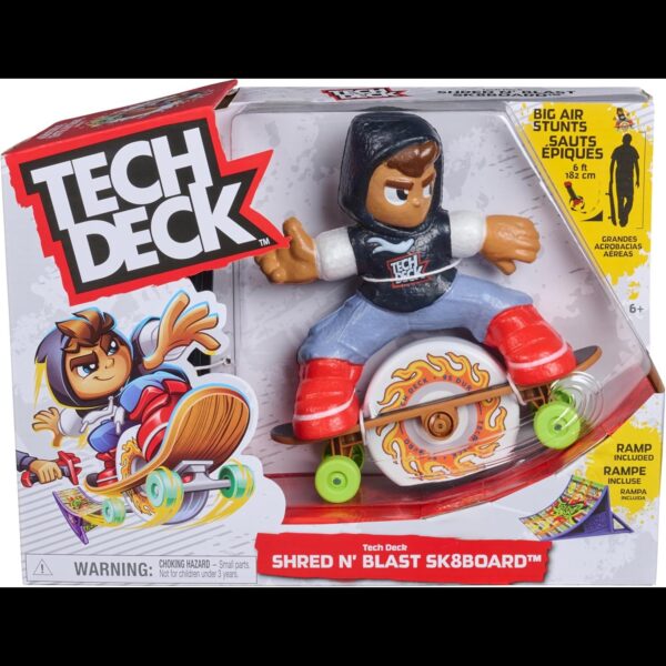 Tech Deck Shred N Blast Sk8board Motorised Finger Skateboard